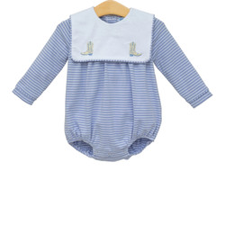 Trotter Street Kids Boots Embroidery Bubble