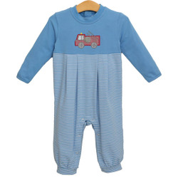 Trotter Street Kids Firetruck Romper