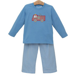 Trotter Street Kids Firetruck Pant Set.