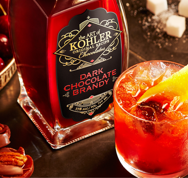 Dark Chocolate Brandy KOHLER Original Recipe Chocolates