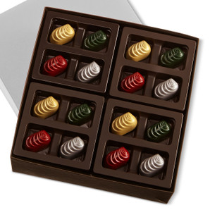VARIETY HOLIDAY CARAMELS Thirty-Two Pieces in a gift box