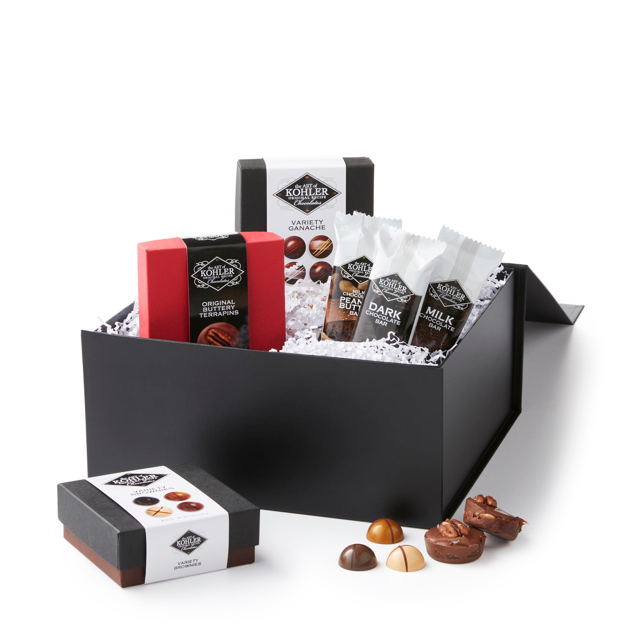 Eat Dessert First Gift Basket | KOHLER Original Recipe Chocolates