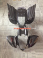 90cc ATV Quad Body Plastic Fender & Grill BLACK Genuine Kazuma Mini Falcon