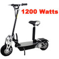 Super Turbo 1200 watt Chrome Electric Scooter 34mph - SALE BUY HERE ONLINE
