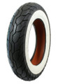 Whitewall Tubeless Tire size 3.50-10 - For Honda Ruckus
