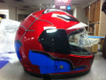 Kids Full Face Helmet Red Spiderman Light Weight Motorcycle Dirt Bike ATV SCOOTER Bicycle Big Wheel Electric CAR Helmet