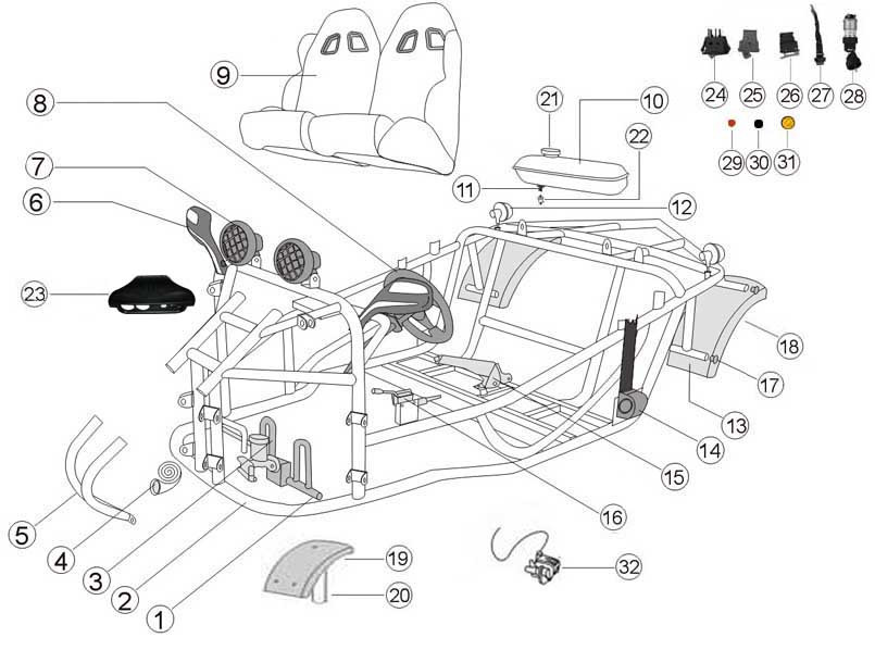 Wiring Manual PDF: 150 Go Cart Parts Wiring Diagram