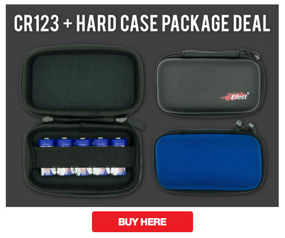 CR123 Batteries and Holder