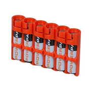 StorAcell Slimline AAA 6-Pack Case (Orange)