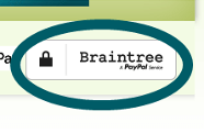 Look for the Braintree logo at the bottom right of the page!