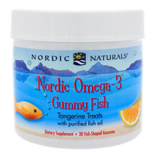 Nordic Naturals, Formula: 30140 - Nordic Omega-3 Gummy Fish - 30 Fish