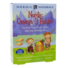 Nordic Naturals, Formula: 31130 - Nordic Omega-3 Fishies - 36 Fishies