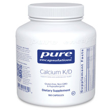 Pure Encapsulations, Formula: CKD1 - Calcium K/D - 180 Capsules