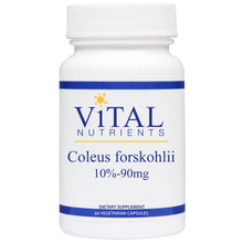 Designs for Health, Formula: VNCF - Coleus Forskohlii 10% 90mg 60 Vegetarian Capsules