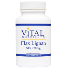 Designs for Health, Formula: VNFL - Flax Lignan SDG 78mg 60 Vegetarian Capsules