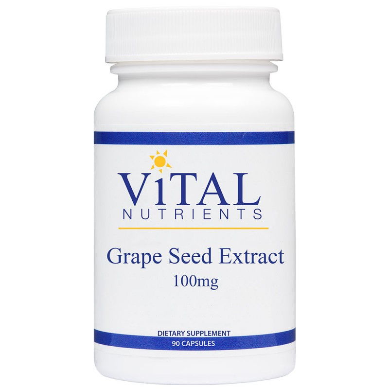 Vital Nutrients Grape Seed Extract 100mg 90 Capsules