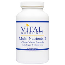 Designs for Health, Formula: VNMII - Multi-Nutrients 2 Citrate/Malate 180 Capsules