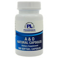 Progressive Labs, Formula: 407 - A & D Natural Capsules - 100 Softgels