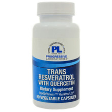 Progressive Labs, Formula: 1016 - Trans-Resveratrol w/ Quercetin - 60 Vegetable Capsules