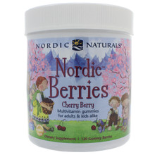 Nordic Naturals, Formula: 30126 - Nordic Berries - 120 Gummies - Cherry