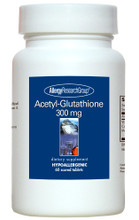 Allergy Research Group, Formula: 77060 - Acetyl-Glutathione 300mg 60 Scored Tablets