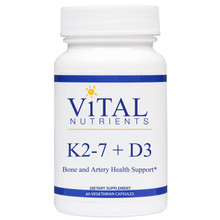 Designs for Health, Formula: VNVK2D - K2-7 + D3 60 Vegetarian Capsules