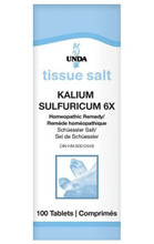 UNDA by Seroyal, Formula: 19207 - Kalium Sulfuricum 6X 100 Tablets/Schuessler