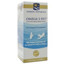 Nordic Naturals, Formula: 50505 - Omega-3 Pet for Cats and Small Breed Dogs