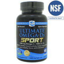 Nordic Naturals, Formula: 01808 - Ultimate Omega®-D3 Sport - 60 Softgels