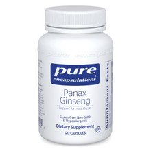 Pure Encapsulations, Formula: PG1 - Panax Ginseng - 120 Capsules