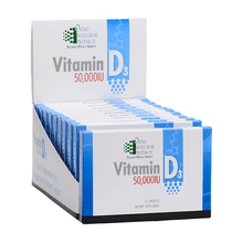 Ortho Molecular, Formula: 103010 - Vitamin D3 50,000 IU - 10 Packs (15 Capsules ea)