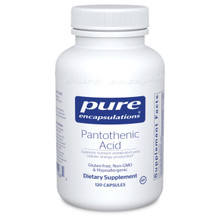 Pure Encapsulations, Formula: PTA1 - Pantothenic Acid - 120 Capsules