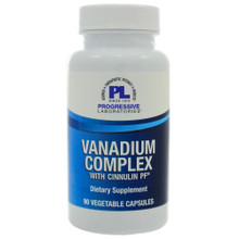 Progressive Labs, Formula: 489C - Vanadium Complex w/ Cinnulin PF® - 90 Vegetable Capsules