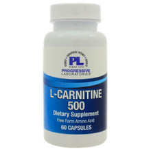 Progressive Labs, Formula: 989 - L-Carnitine (500mg) - 60 Capsules