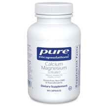 Pure Encapsulations, Formula: CM9 - Calcium magnesium citrate - 90 Capsules