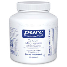 Pure Encapsulations, Formula: CMC1 - Calcium Magnesium Citrate/Malate - 180 Capsules
