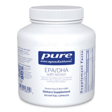 Pure Encapsulations, Formula: EDC1 - EPA/DHA with lemon - 120 Softgels