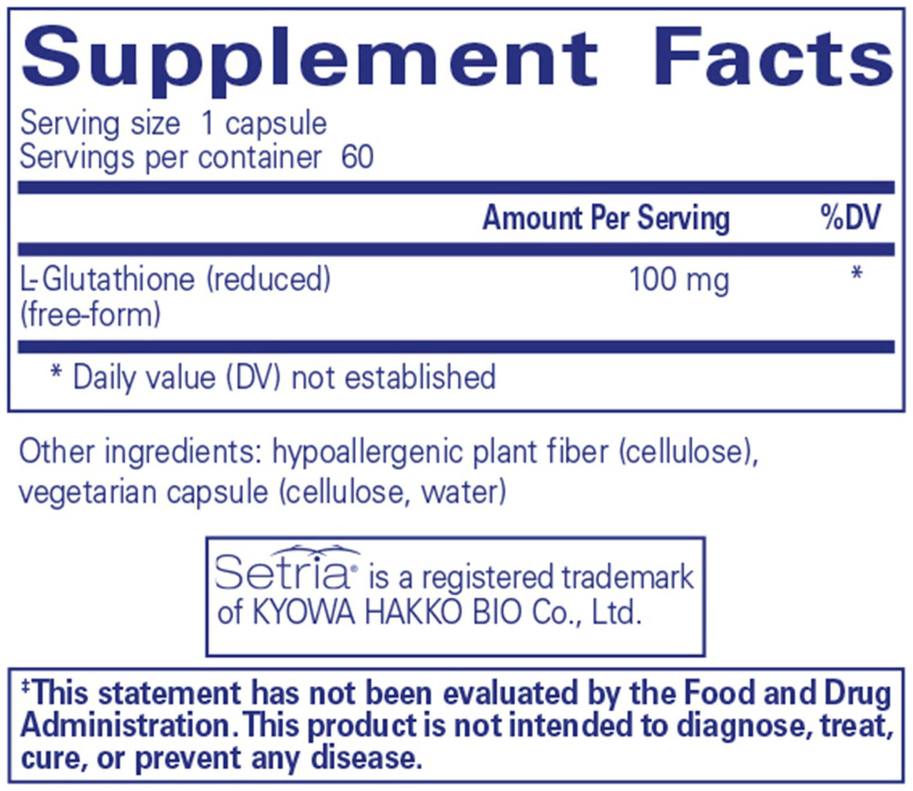 Pure Encapsulations Glutathione (Reduced)|Oakway Naturals