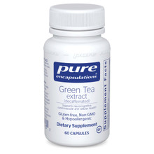 Pure Encapsulations, Formula: GT6 - Green Tea extract (decaffeinated) - 60 Capsules