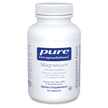 Pure Encapsulations, Formula: MCM9 - Magnesium (citrate/malate) - 90 Capsules
