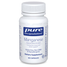 Pure Encapsulations, Formula: MN6 - Manganese (aspartate/citrate) - 60 Capsules