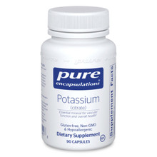 Pure Encapsulations, Formula: PC9 - Potassium (citrate) - 90 Capsules