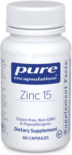 Pure Encapsulations, Formula: Z16 - Zinc 15 - 60 Capsules