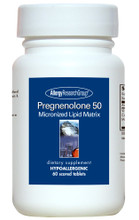 Allergy Research Group, Formula: 74810 - Pregnenolone 50mg Micronized Lipid Matrix 60 Scored Tablets