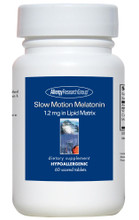 Allergy Research Group, Formula: 72231 - Slow Motion Melatonin 1.2mg in Lipid Matrix 60 Scored Tablets