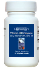 Allergy Research Group, Formula: 76380 - Vitamin D3 Complete Daily Balance 60 Fish Gelatin Capsules