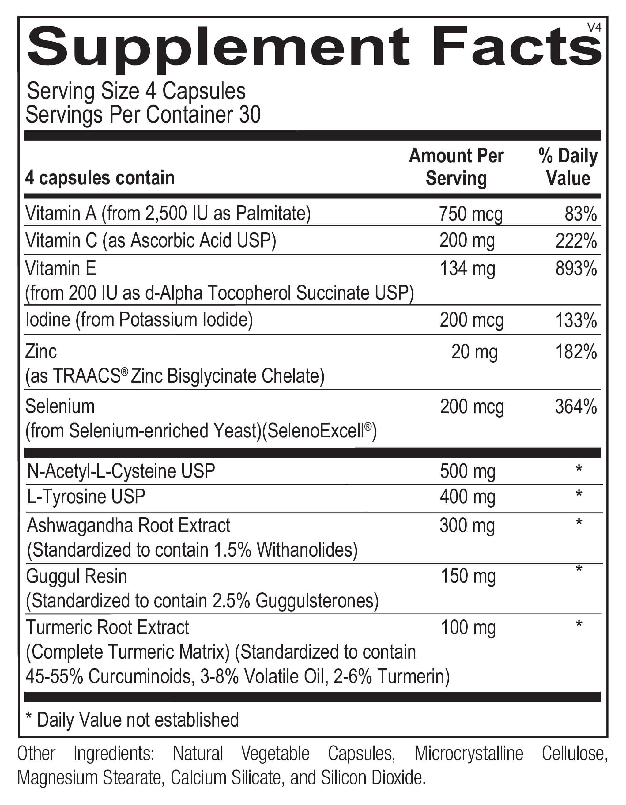 Ortho Molecular Thyrotain - 120 Capsules|Oakway Naturals