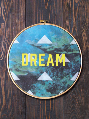 Dream Circular Hoop Art