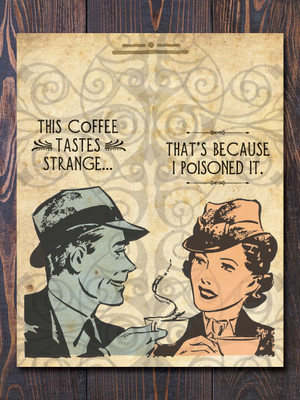 Cold Coffee Art Print