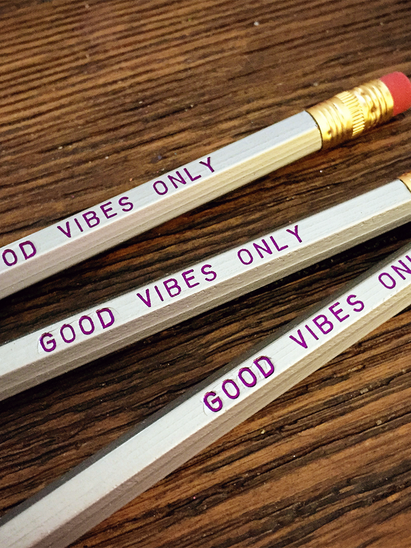 Good Vibes Only Pencil 6 Pack